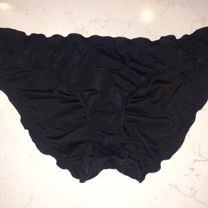 Ruched black Victoria Secrets swim bottom